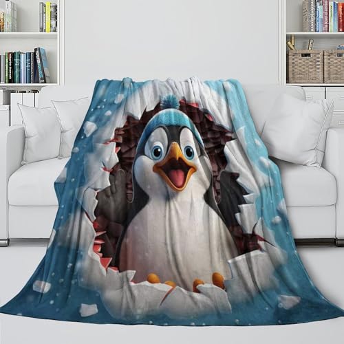 Couvertures imprimées en 3D animaux plaid canapé draps de camping 200x230