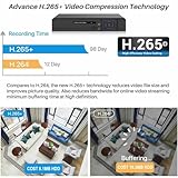 JUSTOP 4 Channel CCTV DVR Recorder, 1080P H.265 Video Recorder for CCTV Security Camera System, Remote Smartphone Access, Smart Playback, Motion Detection, Email Alert (4 CH - 1TB HDD) - Image 3