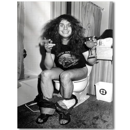 Ozxy Funny Movie Bathroom Art - Ozxy Osbaurne Toilet Poster