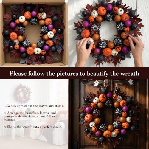 Front Door Halloween Wreath DROPS TO - image 8