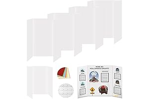 RGsfit 4-Pack Mini Poster Board for School Projects, Presentations, Exhibitions