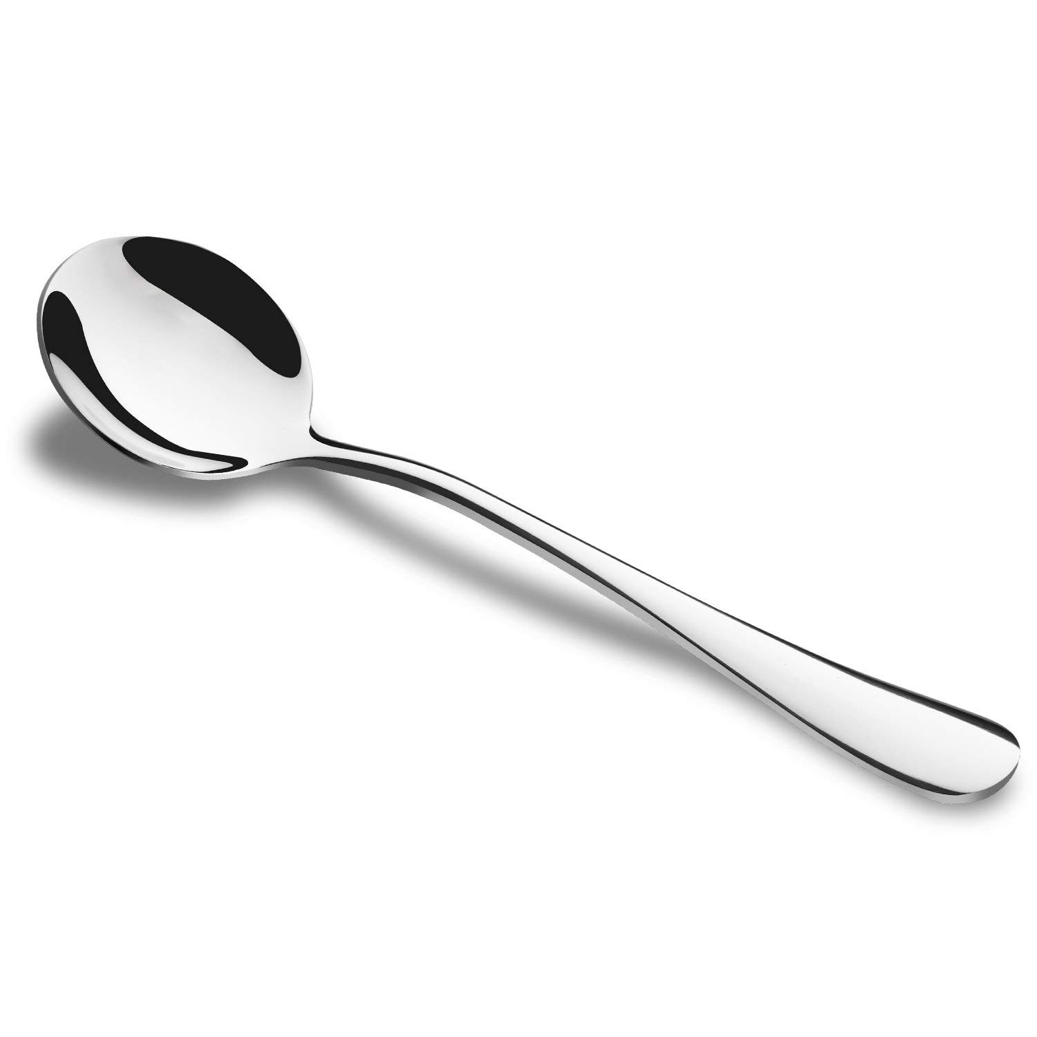 Ggbin Cucchiai Da Zuppa In Acciaio Inox, Set Da 12 Pezzi, Finitura Lucida