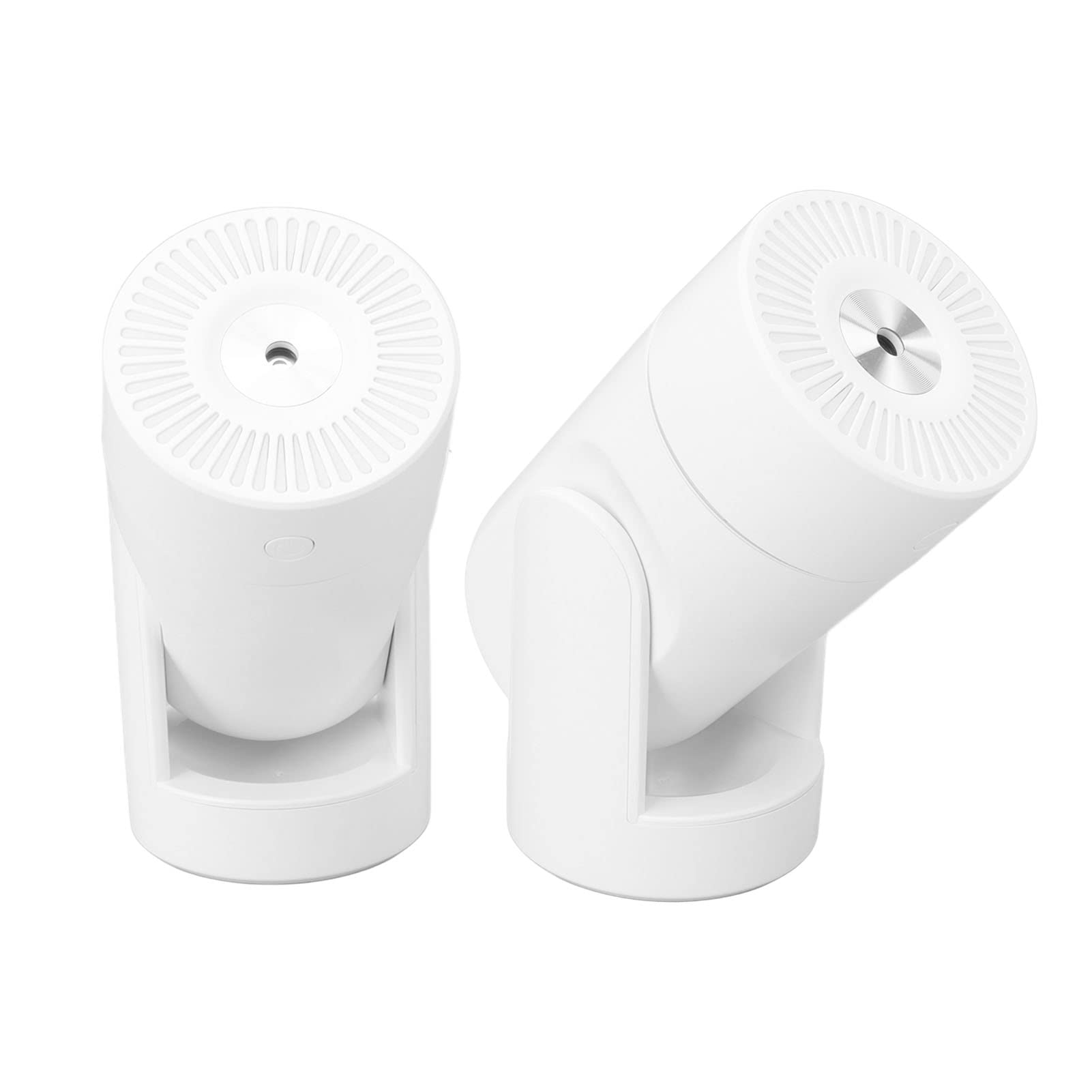 Mini Humidificador Portátil, USB Personal Cool Mist Pequeños Humidificadores de Escritorio con Soporte Giratorio de 360 ​​grados, Apagado Automático, Silencioso para Dormitorio, (Blanca)