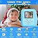 WEOLULI Kids Camera Instant Print, Birthday Gifts for 3 4 5 6 7 8 9 Year Old Girls Boys,Digital Camera for Toddler,Toys for Kids Age 4-8 with 3 Rolls Print Paper,32GB Card(Blue)