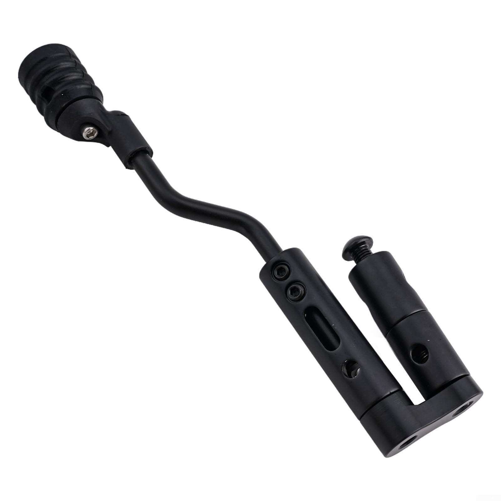 Dispositivo de parada de cuerda de arco compuesto para posiciones de montaje estabilizador, delantero o trasero para absorber energía y amortiguar la vibración