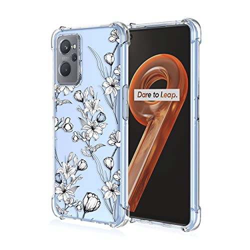 COMAKU Custodia per Realme 9i 5G trasparente con