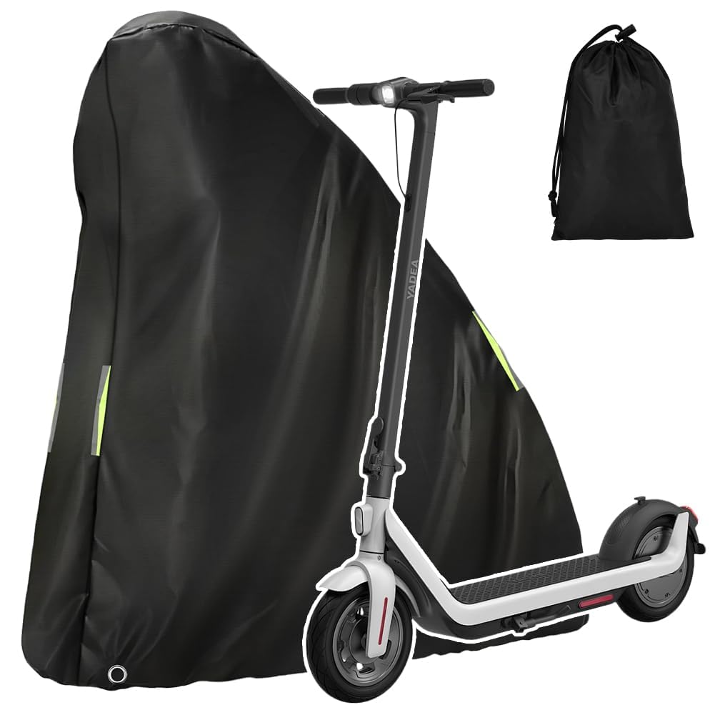 Flintronic Electric Scooter Cover, Waterproof Universal E-Scooter Storage Cover with Reflective Strip & Storage Bag (55.1"x45.3")