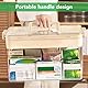 Medizinbox Doppelschichtig, Medikamenten Aufbewahrung Medikamenten Organizer Hausapotheke Box, Medikamentenbox Aufbewahrung Reise Medicine Organizer Box Medizinkoffer für Zuhause (Teal)
