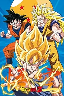 Dragon Ball 3 Gokus 61 x 91.5cm Maxi Poster