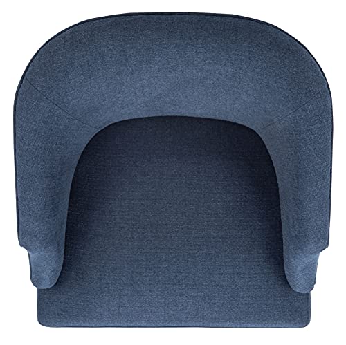 Sillón Plegable Tela Azul marino miniatura 6