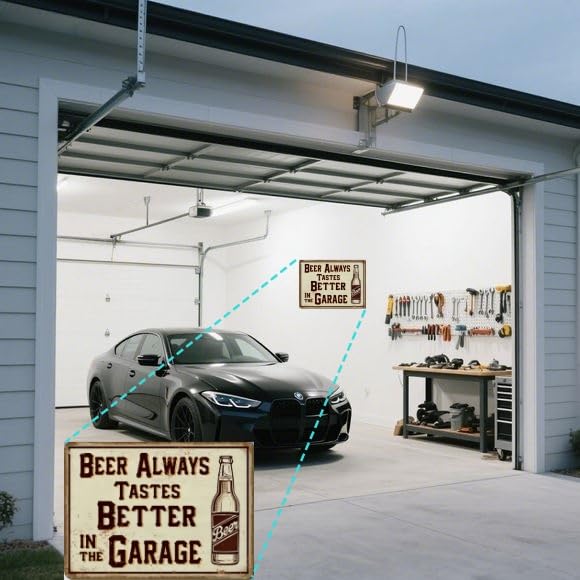 Save on Funny Beer Tin Sign - Vintage Metal Wall Decor for Garage - Image 2