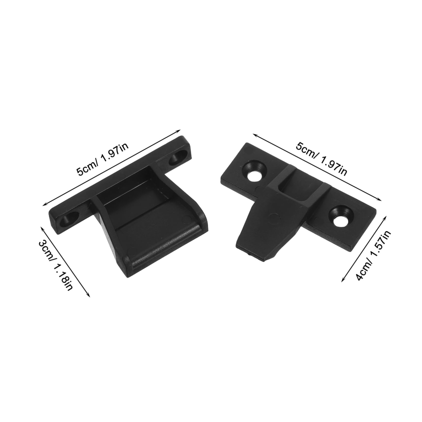 Cabilock 10pcs Plastic Corner Brackets for Cabinets and Cupboards Right Angle Connectors for Angle Assembly Stable and Secure Furniture Panel Mounting