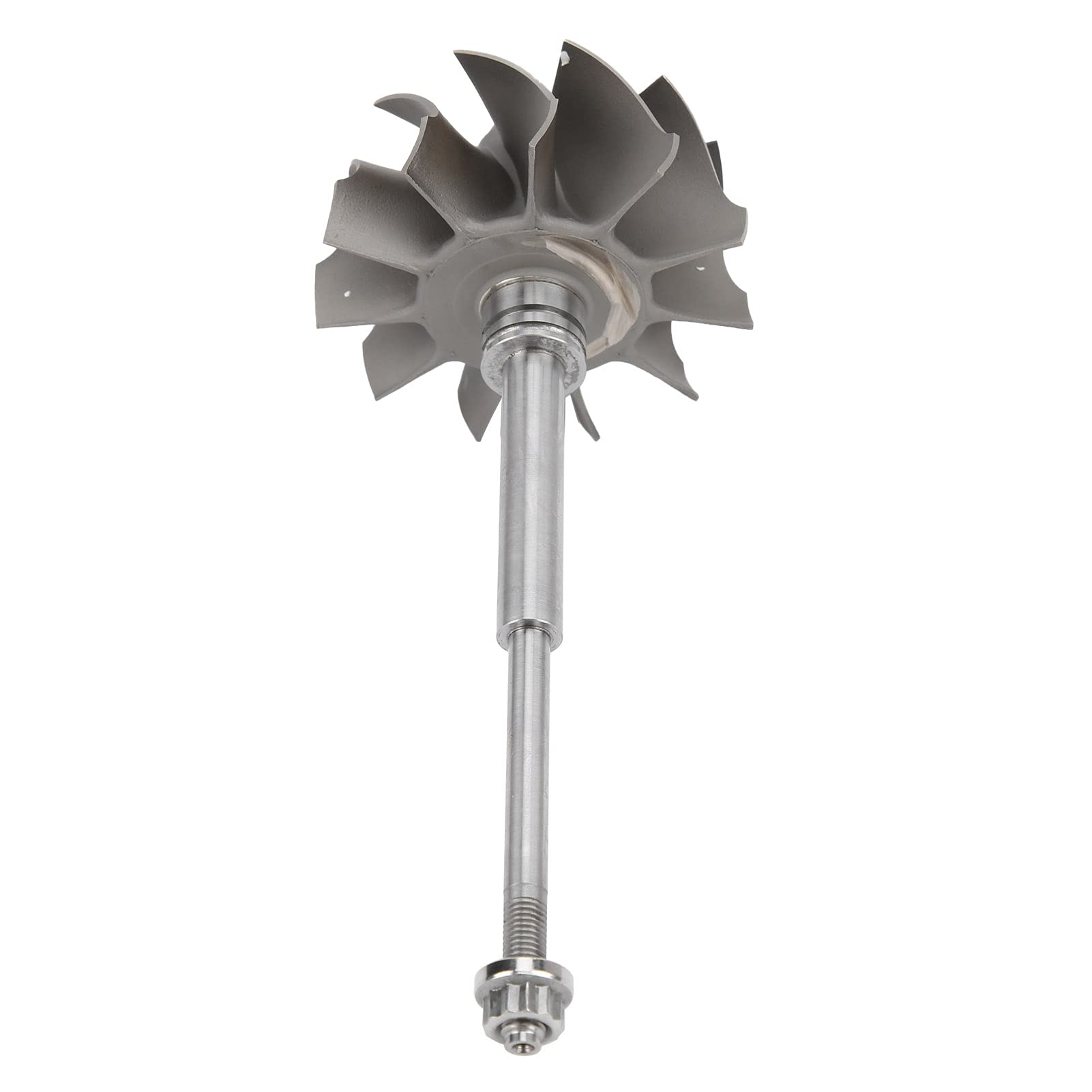Kompressor‑Turbo‑Turbine‑Rad, 11 Schaufeln, Metall, H1C WH1C – kompatibler Ersatz für Garrett TO4/T04 Turbolader; hochdurchflussstarkes, präzisionsbalanciertes Rad für geringeren