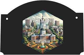 Richmond Virginia Travel Destination Souvenir Wood sign flat with string
