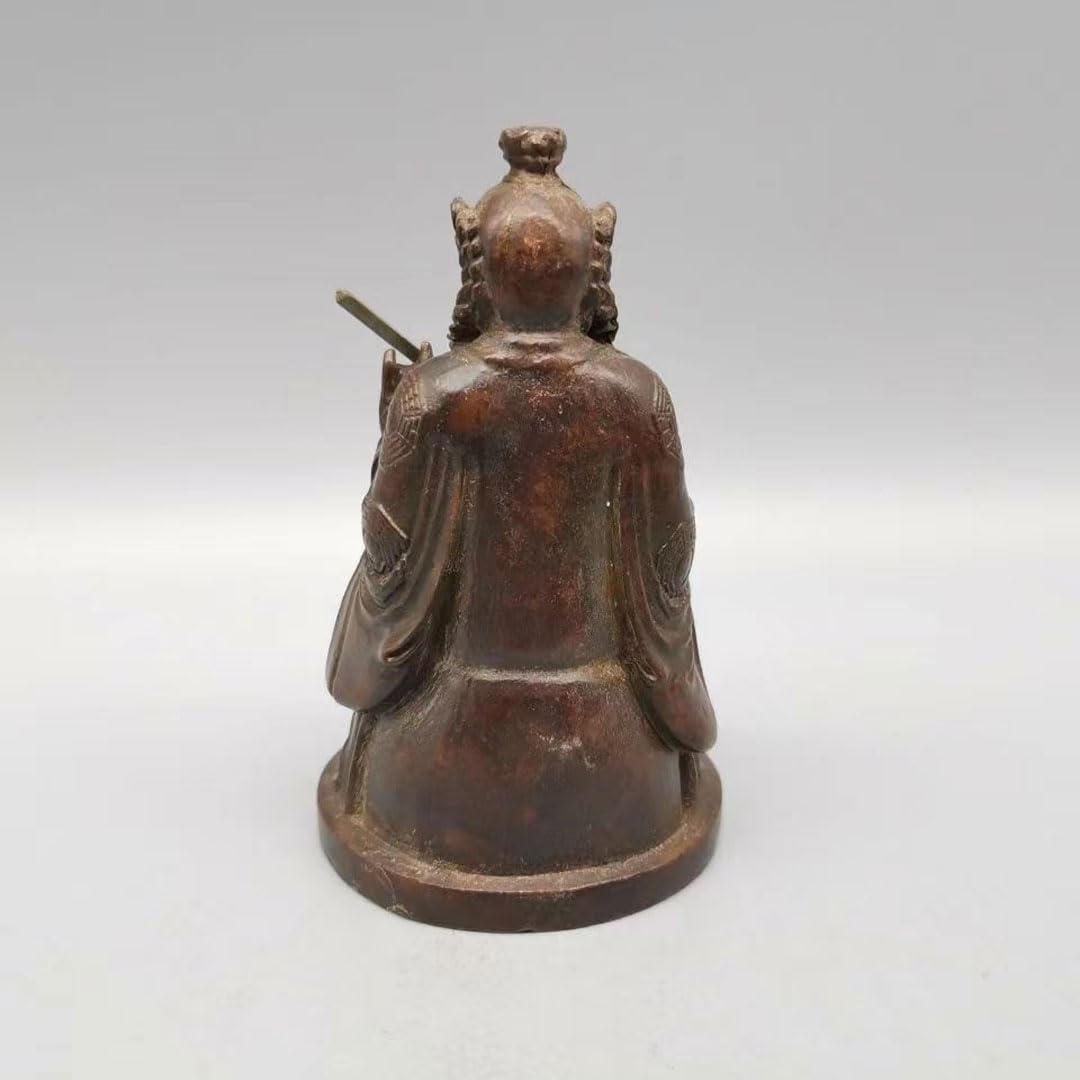 Amazon.co.jp: 「鍾馗さん」ブロンズ像 鍾馗様 神像 ミニチュア仏像