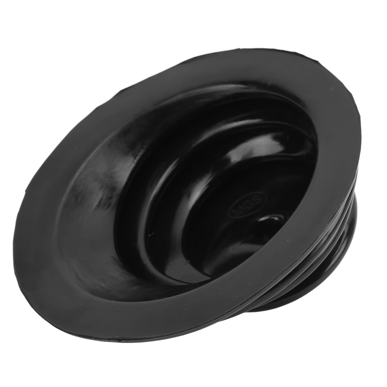 TEUOPIOE Kit Piastra Cuffia Leva del Freno a Mano del Cambio Universale - Gomma Nera, Antipolvere, Design Rotondo, Diametro 5,250 Pollici/13,3 Cm