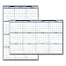 House of Doolittle 2017 - 2018 Laminated Academic Wall Calendar, Reversible, 24 x 37 Inches, July - June (HOD395-18)
