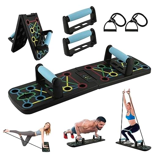 Lucisne Sistema de entrenamiento muscular abdominal de brazo multifuncional y equipo de entrenamiento de banda de resistencia con placa de soporte de placa de hiperflexión plegable