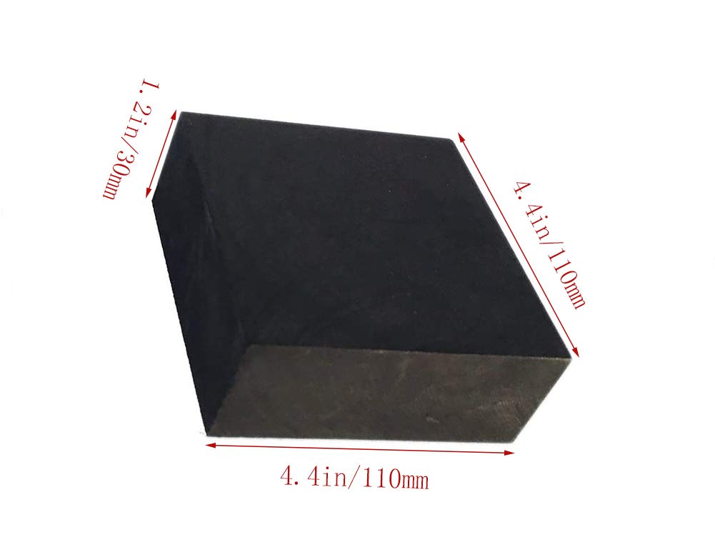 Bloc de graphite vierge, Le panneau de plaques lingot EDM d'électrode graphite bloque la pureté 4.4x4.4x1.2 des feuilles 99,9%
