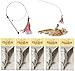 Prairie Horse Supply Replacement Refill Feathers for Da Bird GoCat Toy Feather Teaser Wand Pole Cat Toy (5 pack)