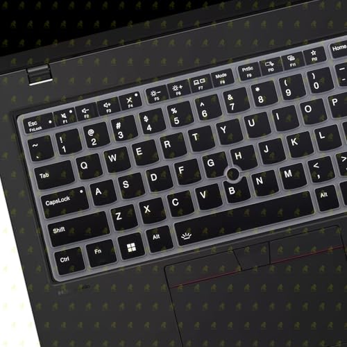 Image of RAYA Silicone Keyboard Cover for Lenovo Thinkpad E14 (Gen7) Thinkpad L14 (Gen6) Thinkpad T14 (Gen5 /Gen6) Thinkpad P14s (Gen5 /Gen6) Laptops [Will NOT FIT for Other Gen Model of Thinkpad] (Black)
