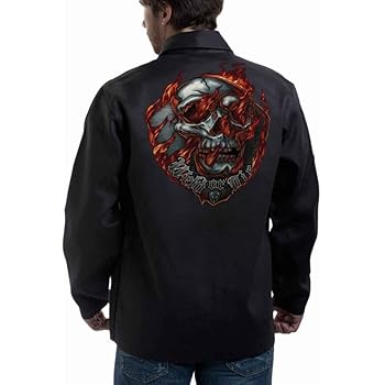 denim welding jacket