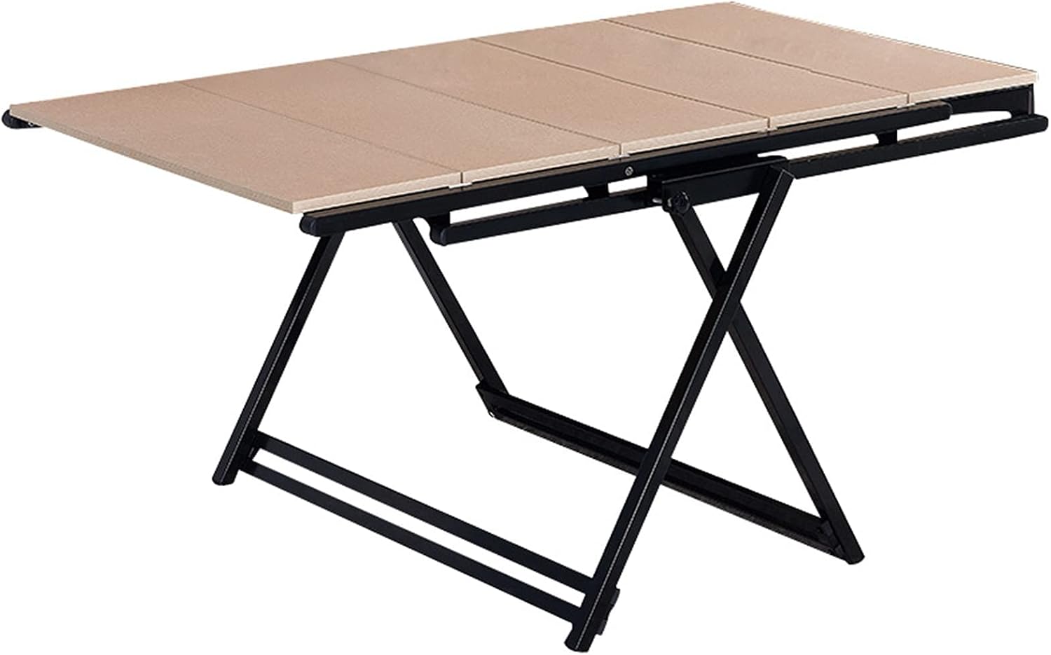 Folding Dining Table Drop Leaf Table for Small Space Folding Kitchen Table Space Saving Dining Room Table Deformed Dining Table(Natural) (Natural)