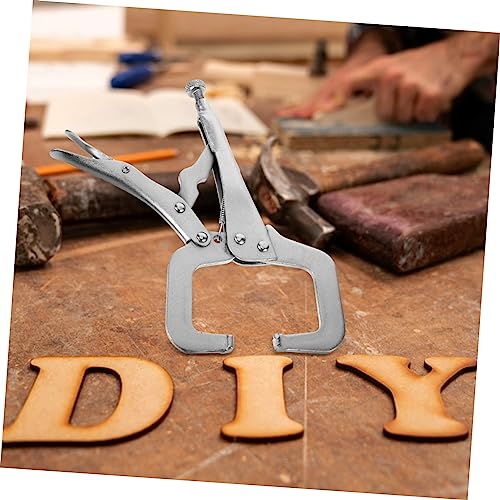 OSALADI 6 Garras De Torno Braçadeiras C De Travamento Alicate De Travamento De 6 Polegadas Cortador