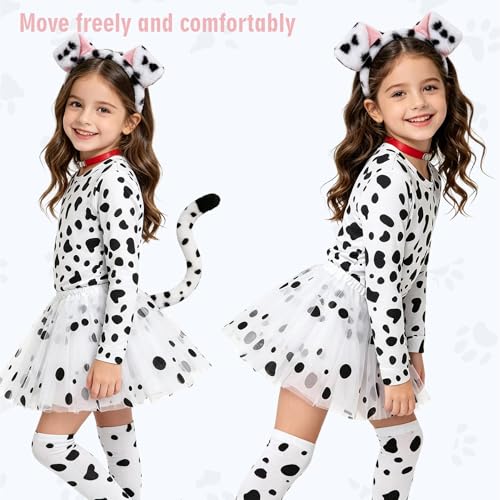 Disfraz de dálmata para perro 6 piezas set completo miniatura 6