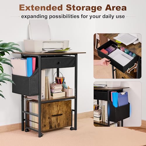 Aquzee Printer Stand with Storage D...