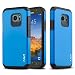 J&D Case Compatible for Galaxy S7 Active Case, Heavy Duty [Dual Layer] Hybrid Shock Proof Protective Rugged Bumper Case for Samsung Galaxy S7 Active Case - [NOT Compatible with Galaxy S7] - Blue