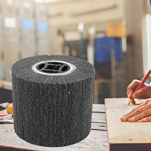 Dongbin Nylon brunitura a rotelle, Metallo Acciaio Trafilatura Brunitura Mola abrasiva Disegno Flap Spazzola lucidatura Accessori in Nylon per Rullatrice/lucidatore/Sandergray