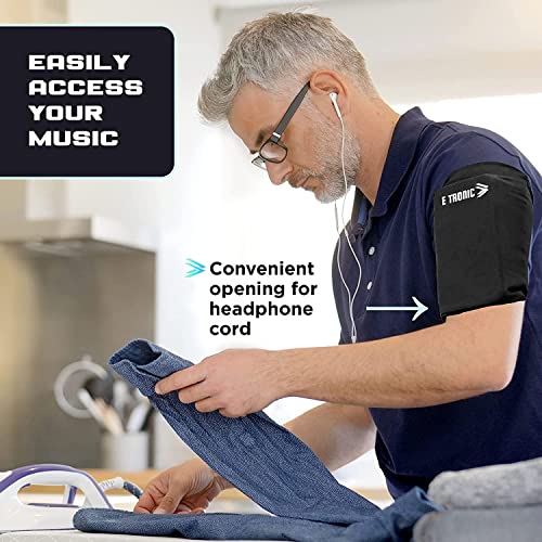 E Tronic Edge Phone Holder For Running, Cell Phone Arm Bands With Reflective Logo, Phone Strap Armband Fits Iphone And Android, Use For Running, Walking, Hiking And Biking, Neon, Xl #TOP2