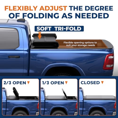 KUIPERAUTO Soft Tri 5.7FT Cover