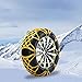 Produktbild LHQ-HQ 2 PCS/Set Anti-Rutsch-Reifen Auto Schneekette Gummischneekette Anti-Skid Schneereifenketten mit hohen Qualität (Color Name : T120)