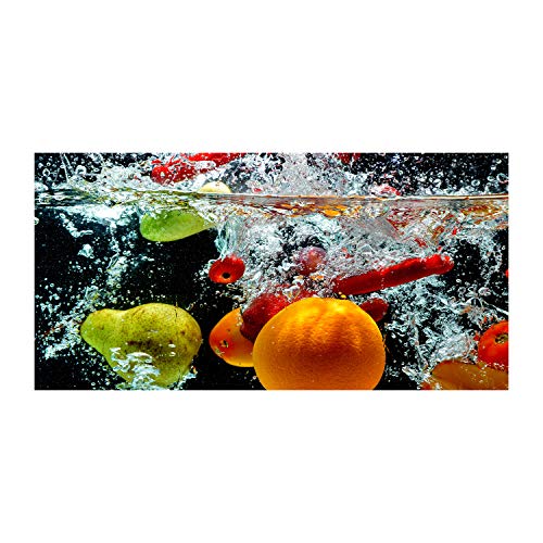 Fond de hotte Verre trempé de sécurité premium 100x50cm impression haute définition Tulup