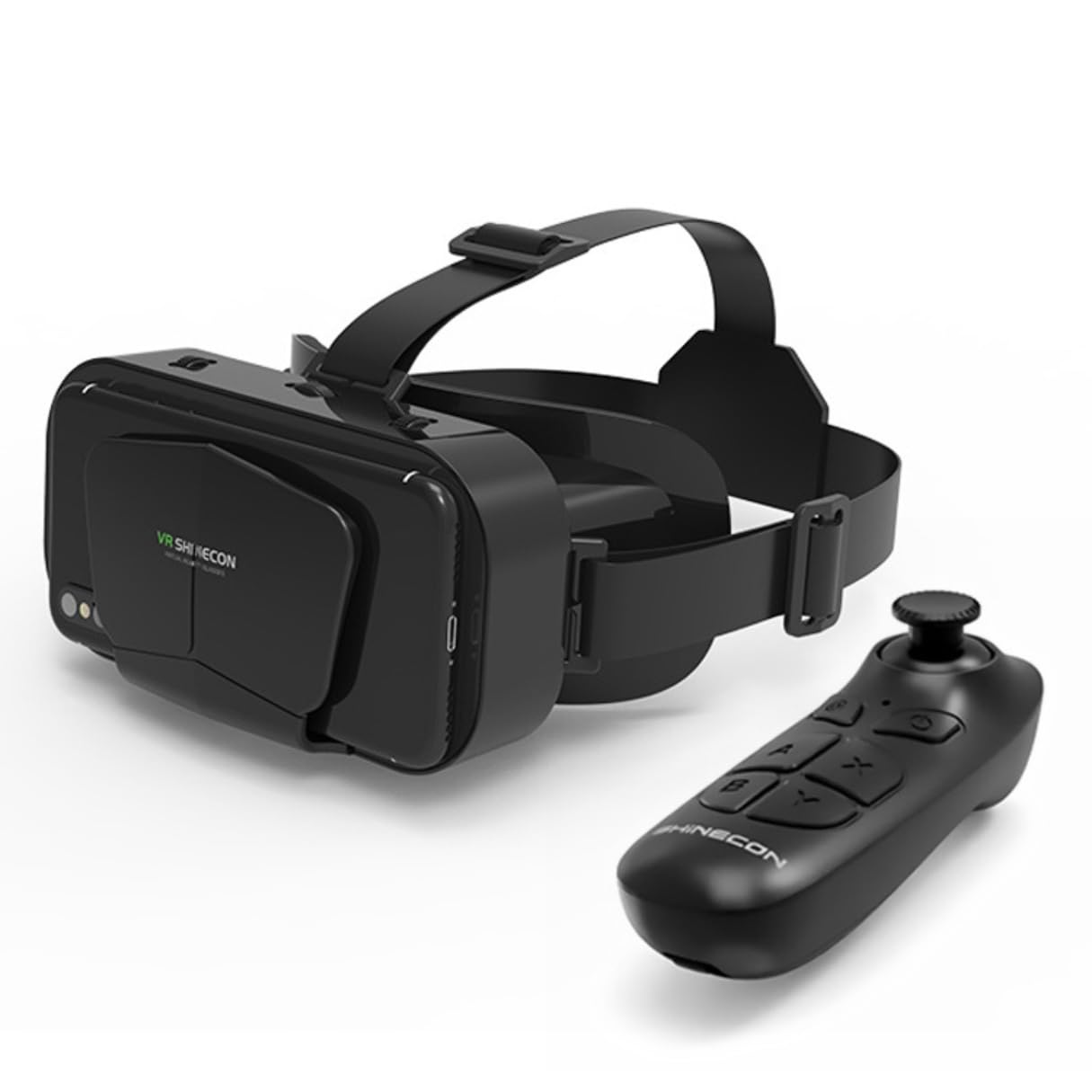 ANEEK VR SHINECON | VR Headset Immersive 600° Viewing Experience |VR Games & YouTube 360 Headset| Compatible with iPhone & Android | 3.5-7.2 inch Version Virtual Reality Glasses with Wireless Remote (B0DGTCCDHD) Amazon Price History, Amazon Price Tracker