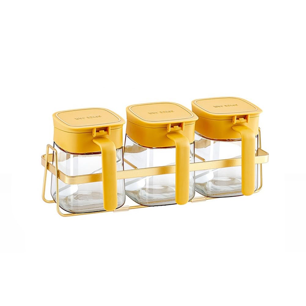 Pots à condiments en verre transparent pour éviter l'humidité du sel