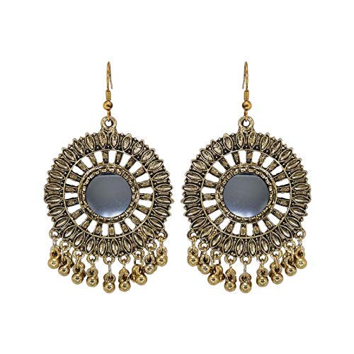 I Jewels Oxidized Silver Chandbali Earrings for Women (ES24) (B07V4LCQVX) Amazon Price History, Amazon Price Tracker