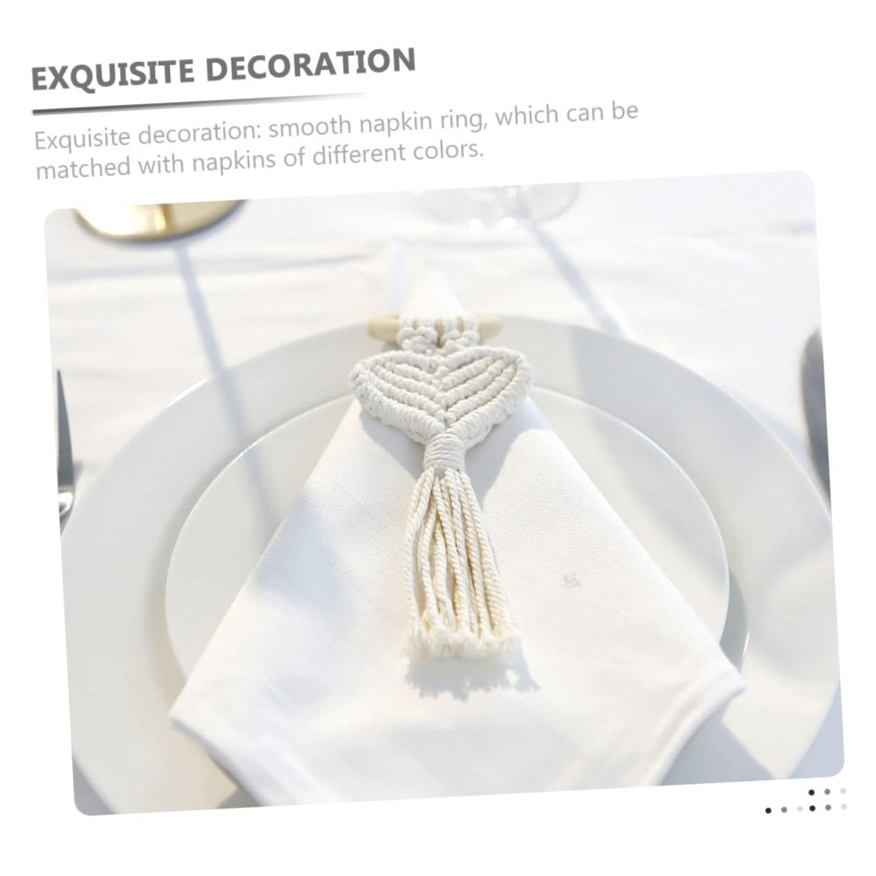 Ciieeo 10pezzi Portatovagliolo Decorativo Per Per Tovaglioli Decorazioni Per e Speciali e