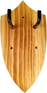 WANLIAN sword wall mount Wooden Sword Plaque Sword Holder Wall Mount Sword Wall Plaque Wood Sword Wall Display Plaque for Home Decor