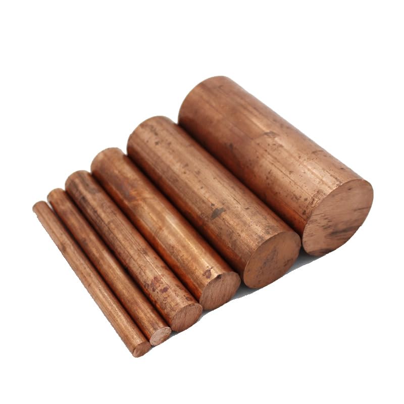 Copper Round Rod, Length 500mm Solid Copper Rod Bare, Diameter 2 3mm Copper Rods for Garden 5 Pcs(2x500mm)