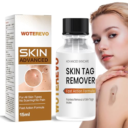 Fast-Acting Skin Tag Removal Kit,Natural and Gentle Salicylic Acid Formula,Zero Pain Skin Tag Remover,Wart Remover for Men Women, H Warts, Common Wart, Flat Wart, Corn, Callus 15 ML