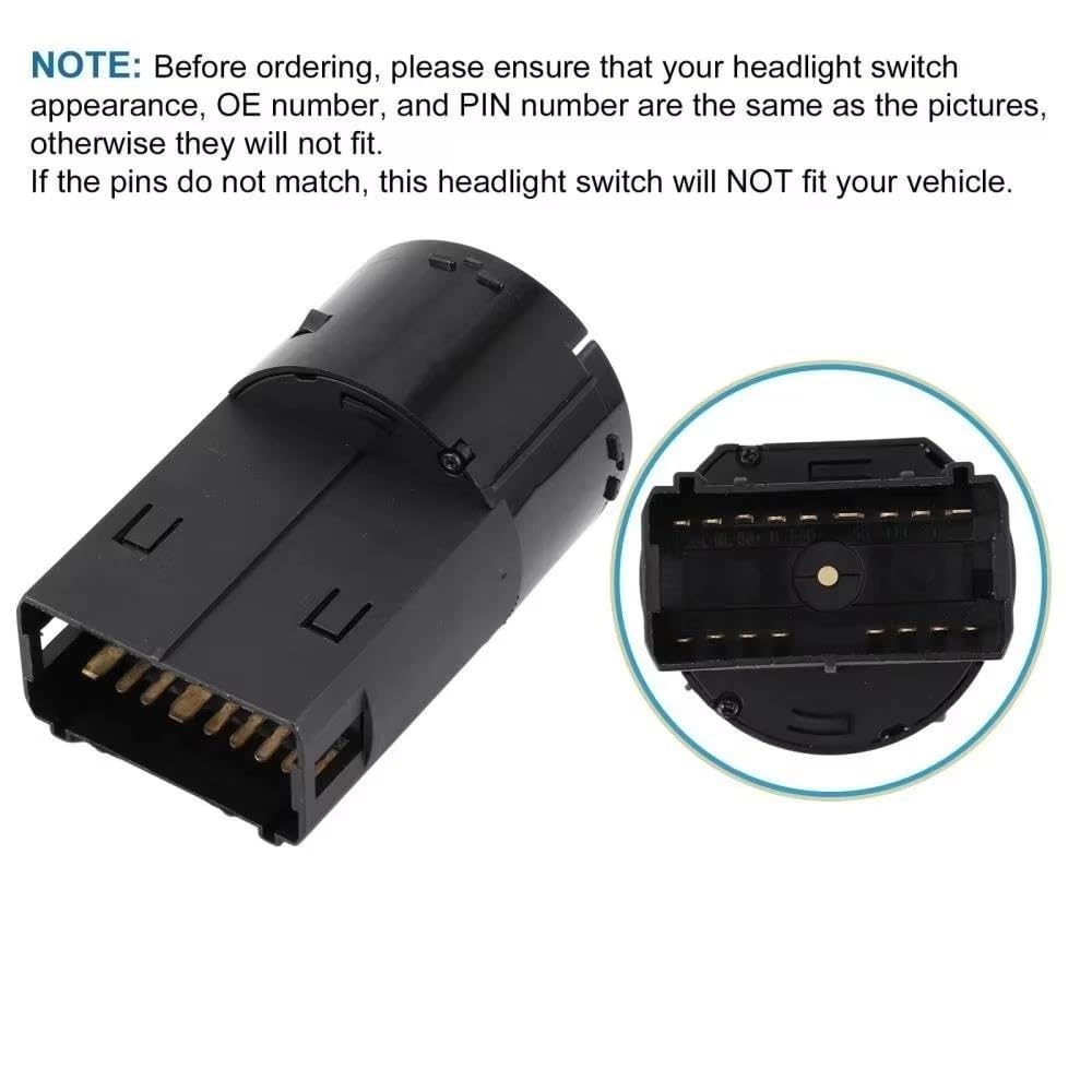 Interruptor De Faro De Coche Para Skoda Para Fabia 2000-2008