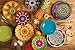 Excelsa Mandala Etno Servicio platos 18 piezas, porcelana, multicolor