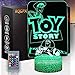 Illusione Lampada Toy Story Nightlight 16 Cambiare Colore con Telecomando Creativo Camera Decor Compleanno Personalizzato per Bambini Teen Uomini