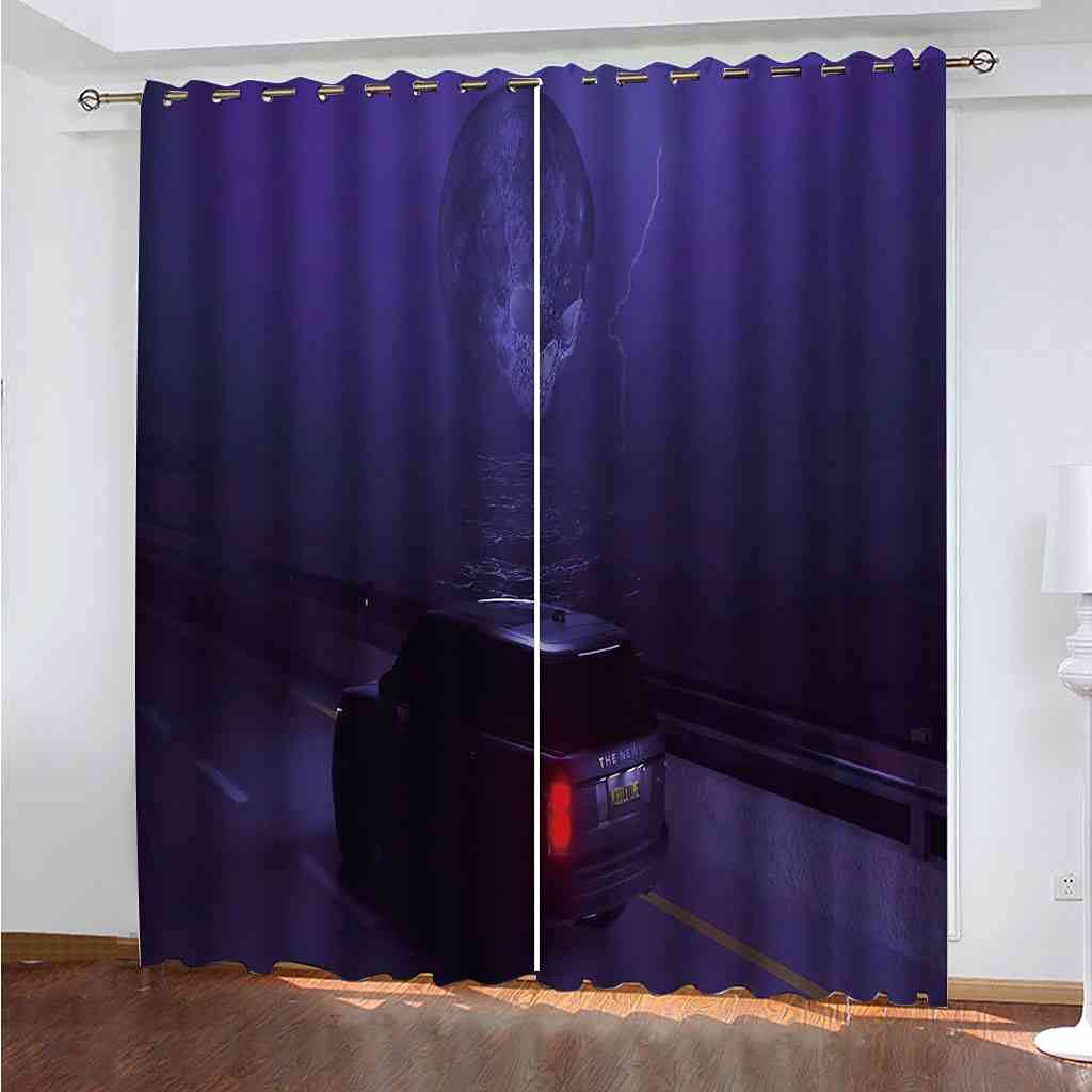 Rideau occultant thermique isolant phonique polyester de 264x160 cm