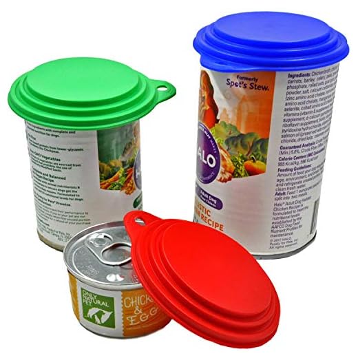 Keep Your Dog and Cat Food Fresh - Pet Food Can Cover Lids - Made in USA, Sold by Vets - Fits Small, Medium and Large Cans - BPA-Free