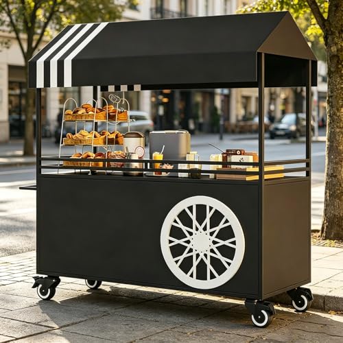 Portable Display Stand for Coffee & Snacks