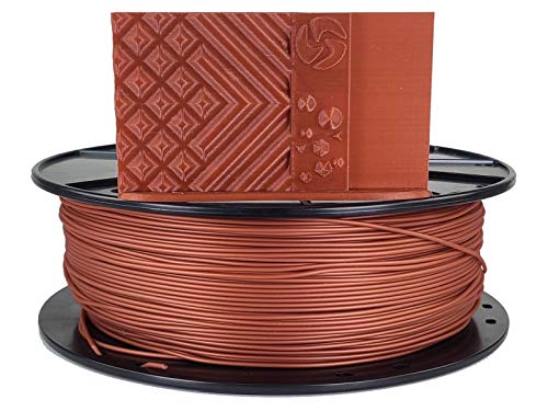 3D-Fuel Standard PLA+ Filament for 3D Printing, Made in The USA, 3D Printer Filament, Dimensional Accuracy +/- 0.02 mm, 1.75 mm, 1 kg Spool, Metallic Copper